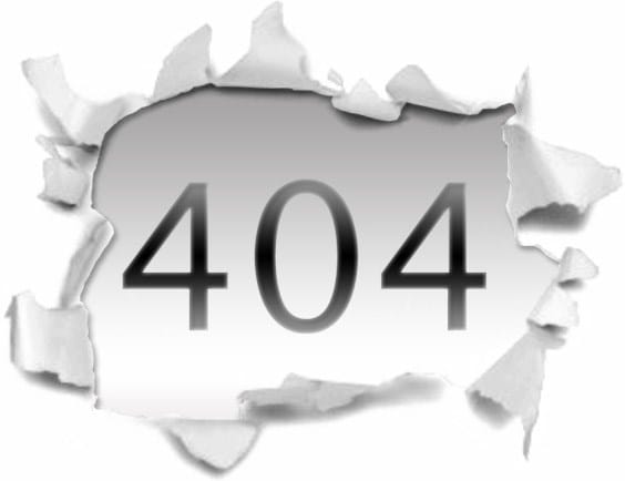 404 - page not found