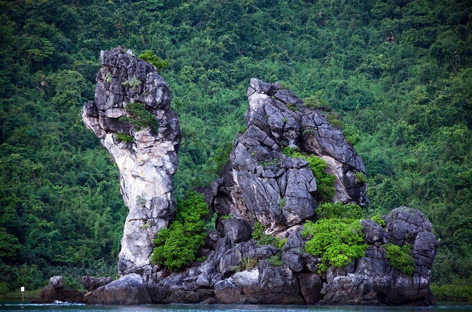 L’île calcaire Trà Ngọ Lớn