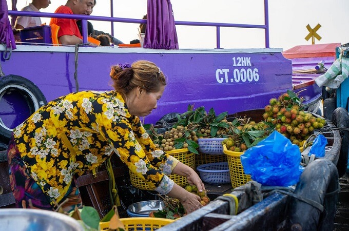 Le marché flottant de Cai Rang est une destination à absolument pas manquer