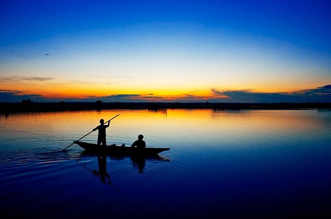 Au coucher du soleil, Tam Giang dévoile son côté mystérieux