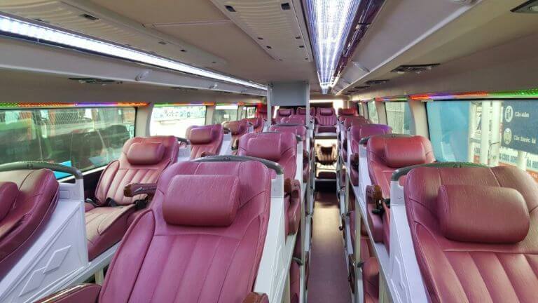 se rendre a Ninh Binh depuis Hanoi bus couchette