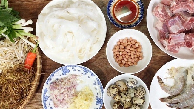 Préparation mi quang