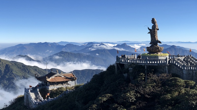 La pagode Kim Son Bao Thang Tu au sommet Fansipan