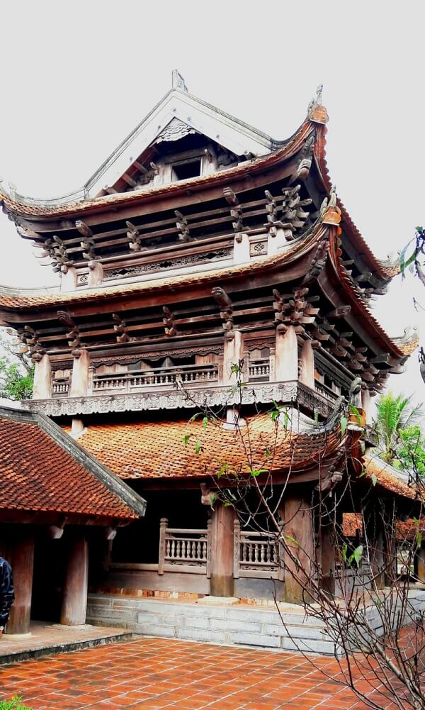 La pagode est âgée de 400 ans