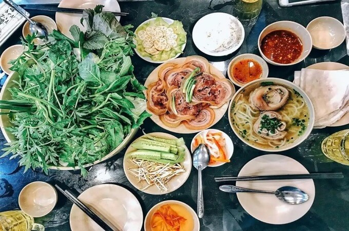 Soupe de nouilles Trang Bang