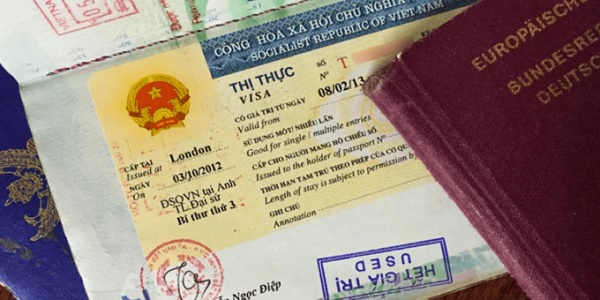 Exemple du visa électronique