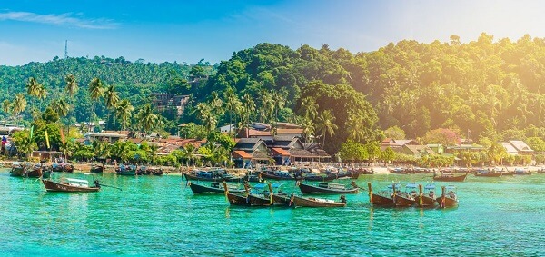 Paysage de carte postale Koh Lanta