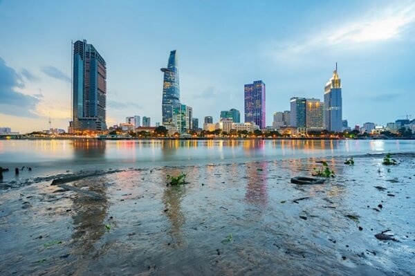 Ville moderne de Ho Chi Minh