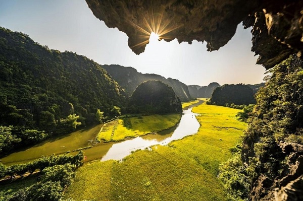 Magnifique paysage à Thung Nang Tam Coc