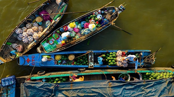 Marché flottant de Cai Rang