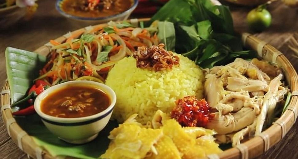 Riz au poulet - Hoi An com-ga