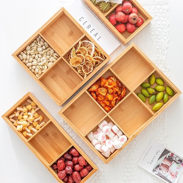 Boîte à plusieurs compartiments pour stocker les aliments