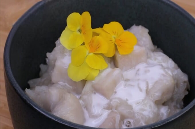 Le chè khoai mon est simple à préparer