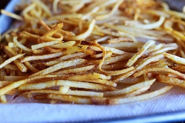 Pommes de terre râpées et frites