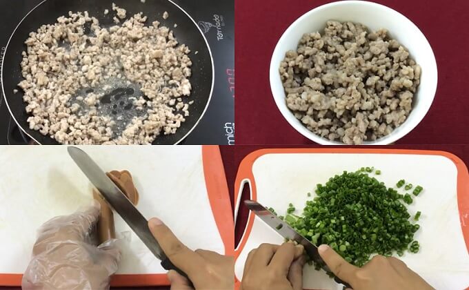 Préparez les ingrédients comme dans l'image