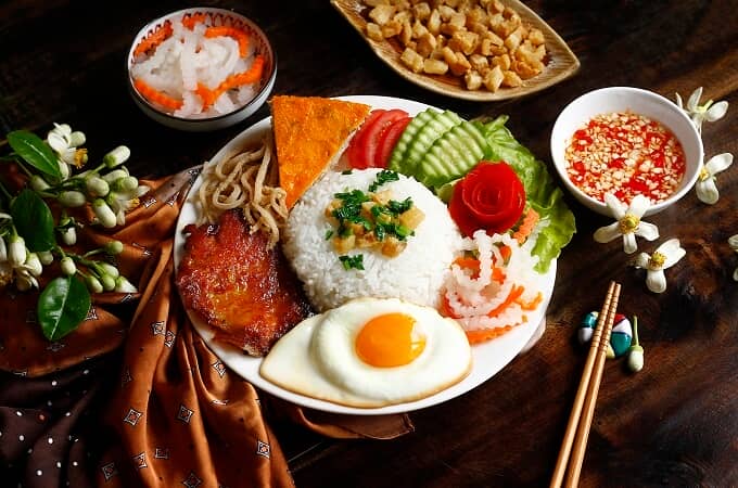 Riz aux trois trésors, spécialité saigonnaise