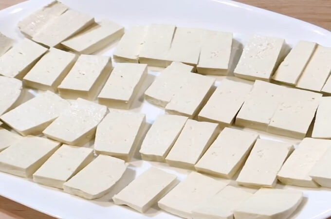 Tofu en bouchées