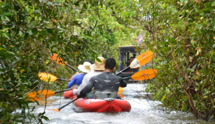 Kayaking Battambang kayak
