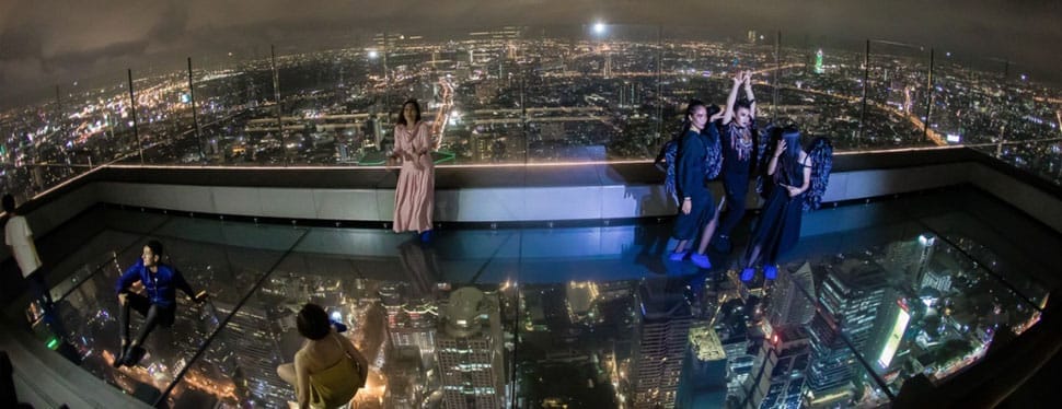 Mahanakhon Sky Walk roof-top