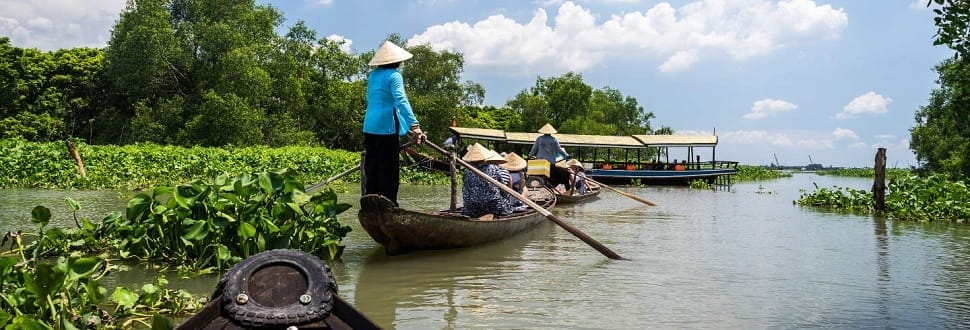 Arroyos dans le Delta du Mékong Delta-du-Mekong