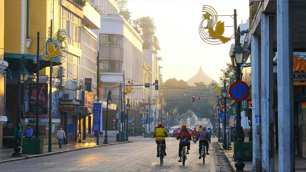 Un matin ordinaire dans les rues de la capitale